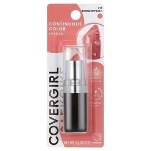 COVERGIRL Continuous Color Lipstick Bronzed Peach 015 New In Box